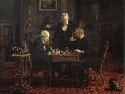 Thomas Eakins Chess Player oil on canvas